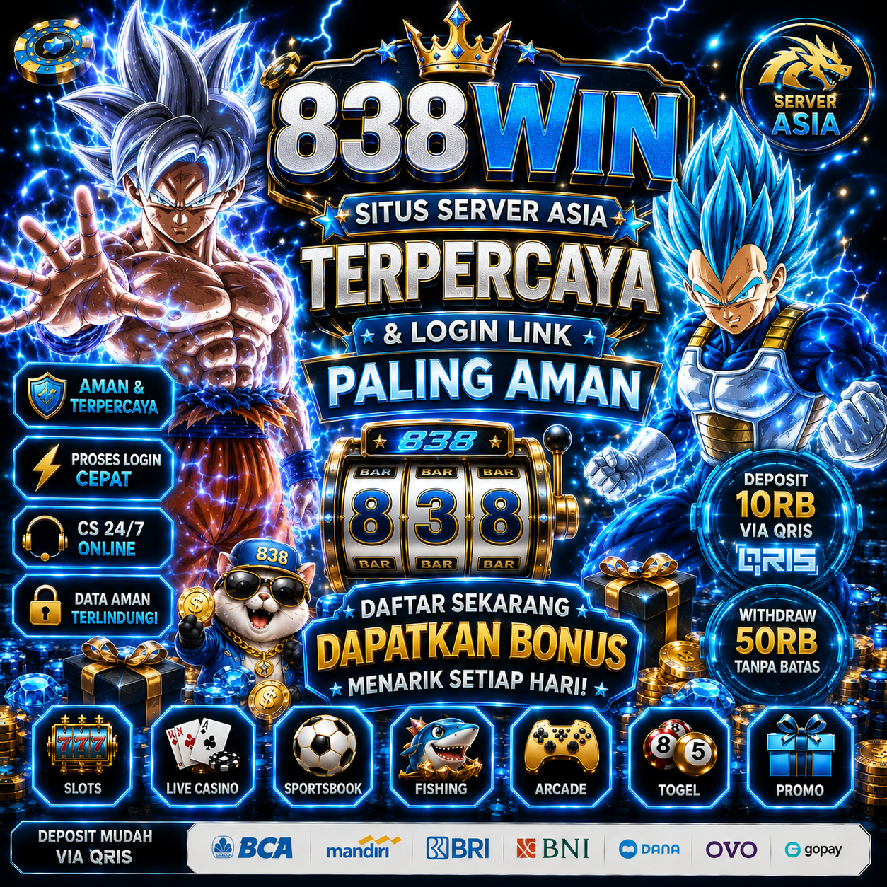 838WIN # Situs Game Server Asia Green & Ada Link Alternatif Untuk Login